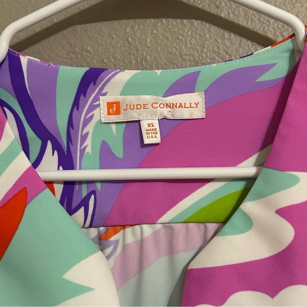 Jude Connally Megan Floral Tunic Shift Dress Women’s Size XL - Picture 11 of 12